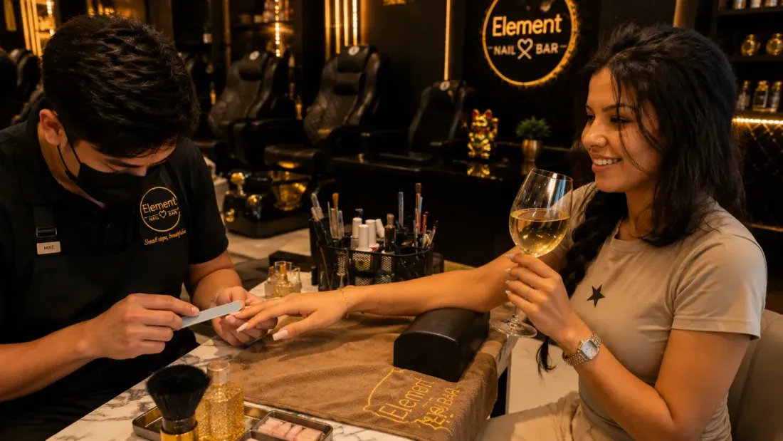 Acrylic Nail Salons Self Care Escape