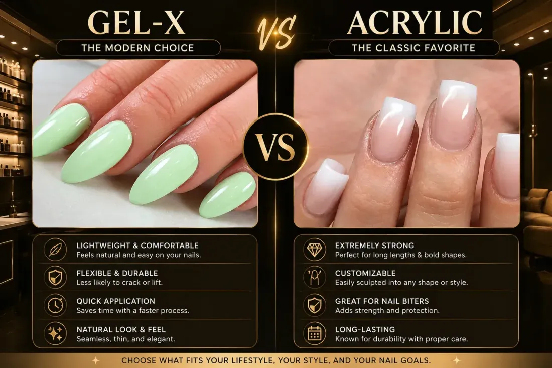 Gel X vs Acrylic Nails for Phoenix Dry Climate