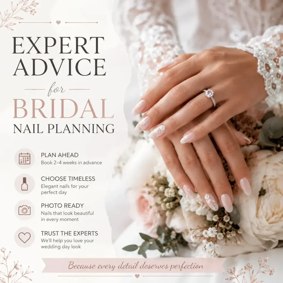 Expert Advice for Bridal Nail Planning