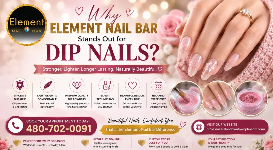 Why Element Nail Bar Stands Out for Dip Nails?