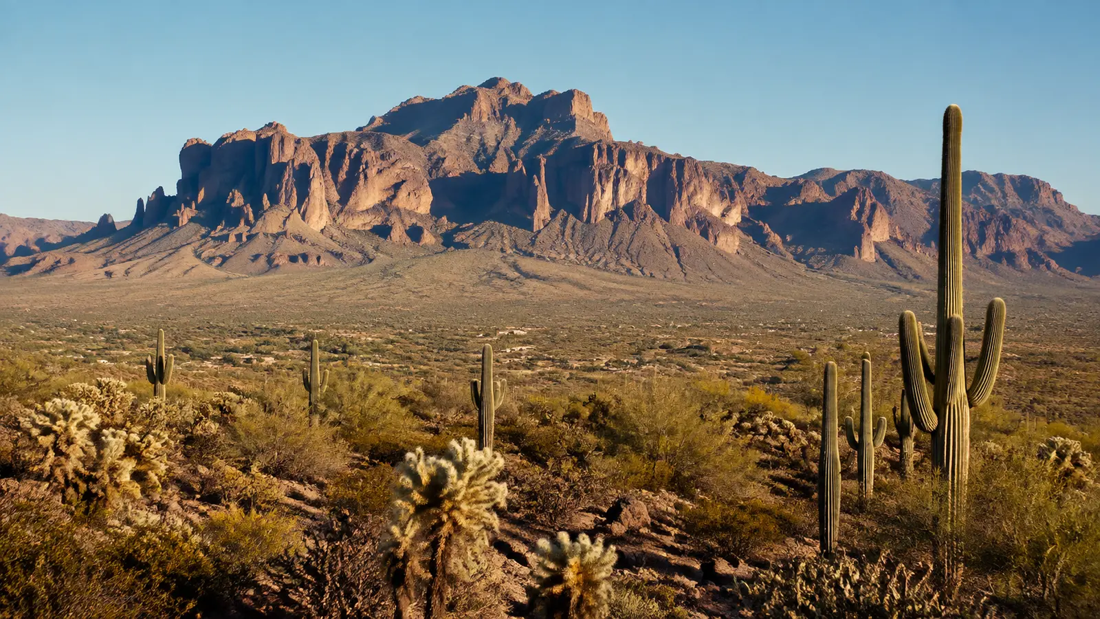 Apache Junction–inspired Arizona streetscape used as a visit-planning image