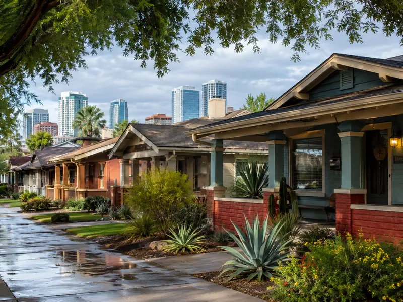 Garfield Historic District area atmosphere for the Downtown Phoenix salon guide