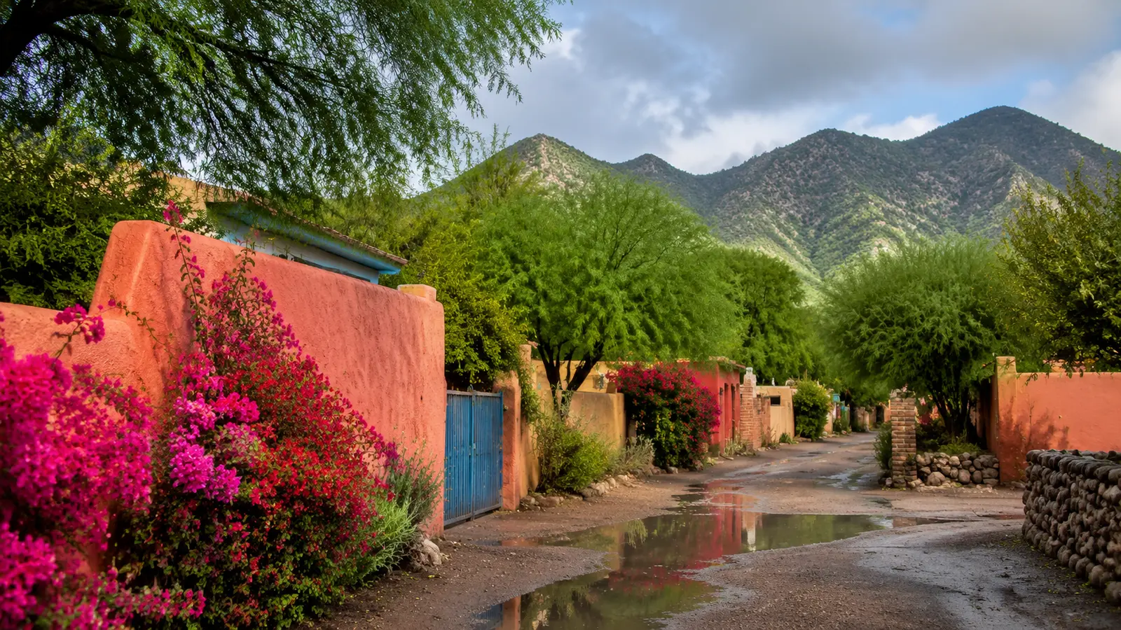 Guadalupe–inspired Arizona streetscape used as a visit-planning image