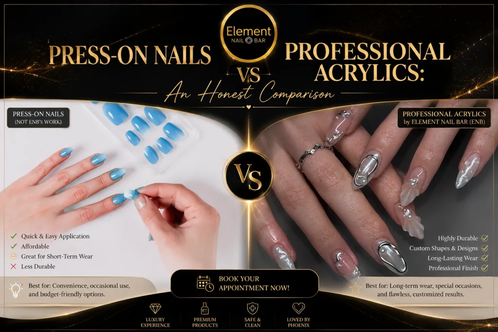 Press-On Nails vs Professional Acrylics: An Honest Comparison