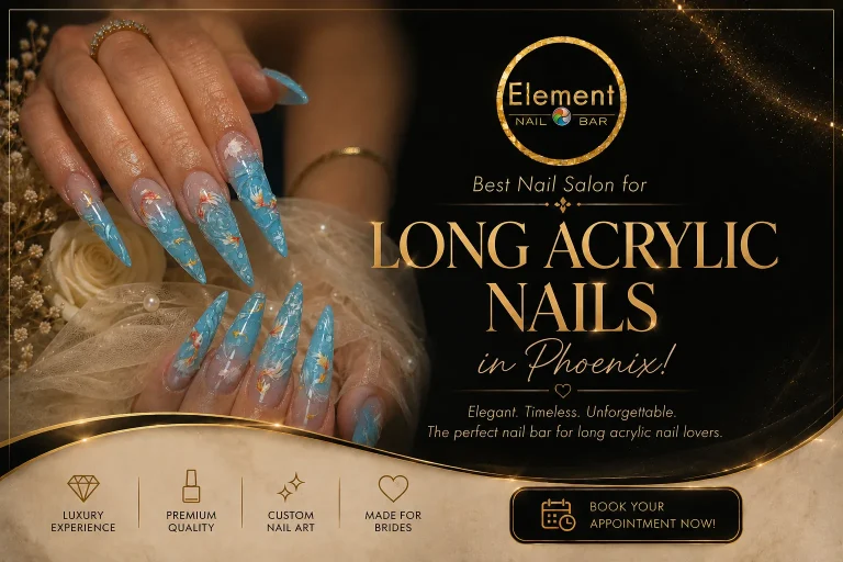 Best Nail Salon for Long Acrylic Nails in Phoenix!