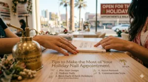 Tips to Make the Most of Your Holiday Nail Appointment