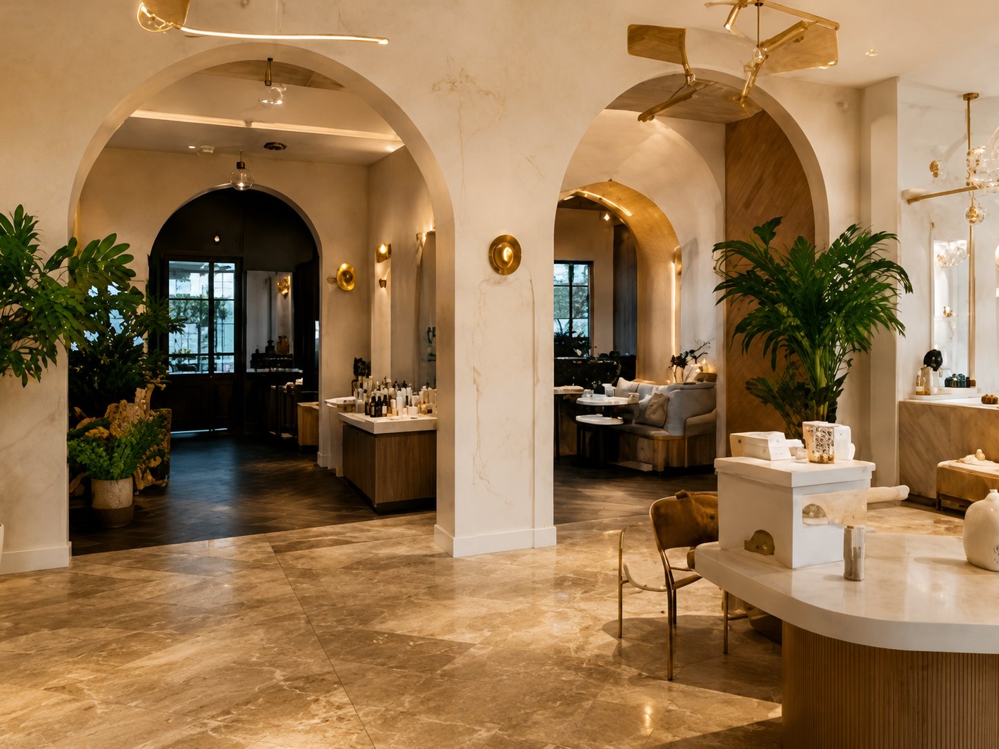 Element Nail Bar Midtown Phoenix interior